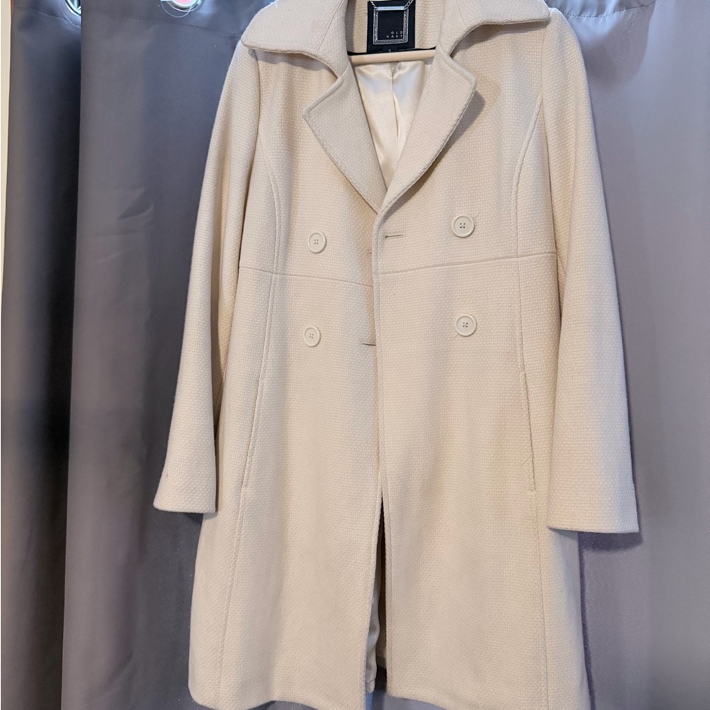 Old Navy Off-White Trench Coat